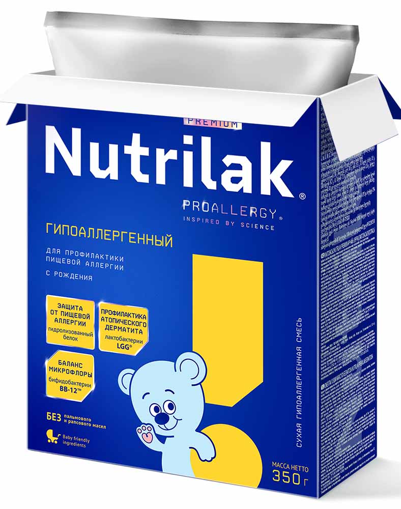 Nutrilak Смесь специализированная Premium Гипоаллергенный, с рождения, 300 г