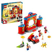 LEGO Disney Конструктор "Пожарная часть и машина Микки и его друзей", 4+