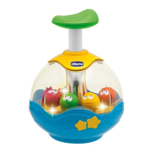 Chicco Игрушка развивающая Юла Aquarium / цвет голубой, зеленый