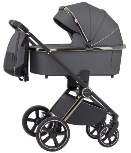 Carrello Коляска 2 в 1 Ultimo CRL-6511 2023 / цвет Cool Grey (серый), на шасси Black Chrome