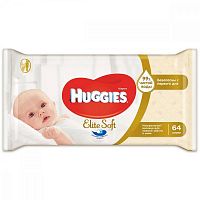 Huggies (Хаггис) Салфетки влажные Elite Soft 64 шт					