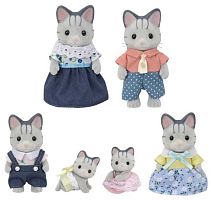 Sylvanian families Набор Семья Котов рыбаков					