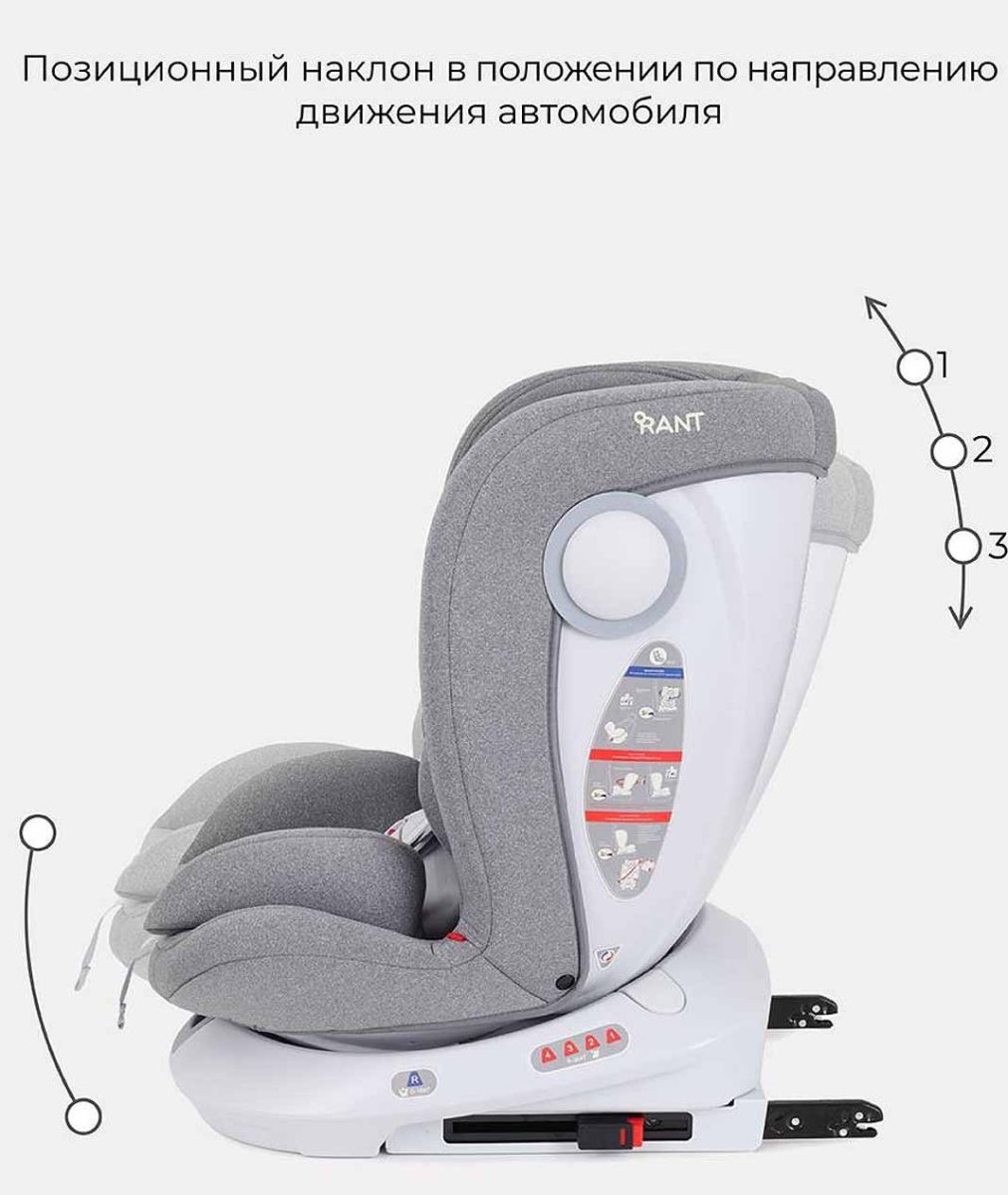 Rant Автокресло Drive isofix Active Line (0-36 кг) / цвет Grey (серый)  купить в Ставрополе. Заказать в интернет магазине Малыш с доставкой в  Ставрополе, оплата при получении, отзывы, цена со скидкой