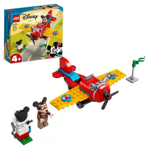 LEGO Disney Mickey and Friends Конструктор "Винтовой самолёт Микки", 59 деталей