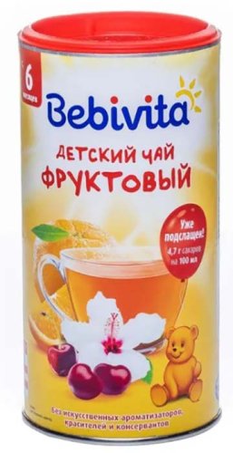 Bebivita Чай фруктовый, с 6 месяцев, 200 г