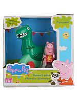 Peppa pig Игровой набор "Каталка Динозавр" с фигуркой