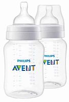 Philips Avent Бутылочка для кормления Anti-colic, с 1 месяца, 260 мл, 2 штуки