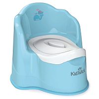 Kidwick Горшок детский туалетный Королевский / цвет голубой-белый					