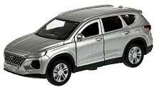 Технопарк Металлическая модель «Hyundai Santafe» / цвет серебристый