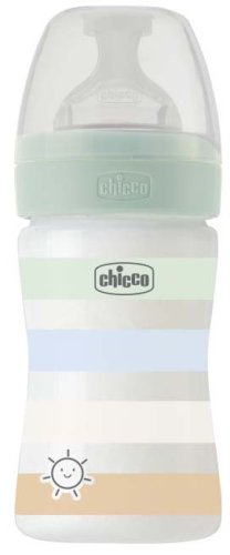 Chicco Бутылочка Well-Being Boy, 0+, 150 мл / цвет зеленый