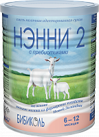 Бибиколь Сухая молочная смесь Нэнни 2 с пребиотиками / 400 г