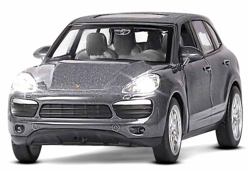 Автопанорама Инерционная металлическая машинка Porsche Cayenne S / цвет серый