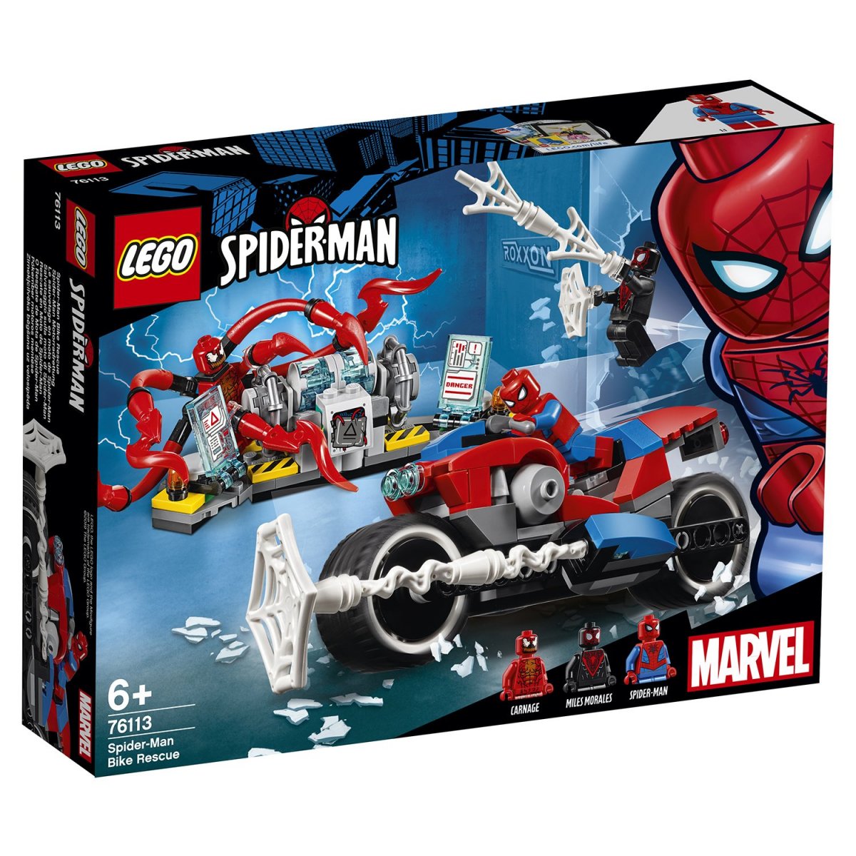 Lego super heroes конструктор человек-паук: спасательная операция на  мотоциклах / цвет сине-красный купить в Ставрополе