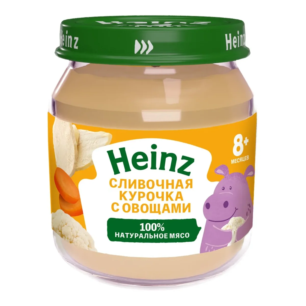 Heinz Пюре Сливочная курочка с овощами, с 8месяцев, 115г купить в Ставрополе