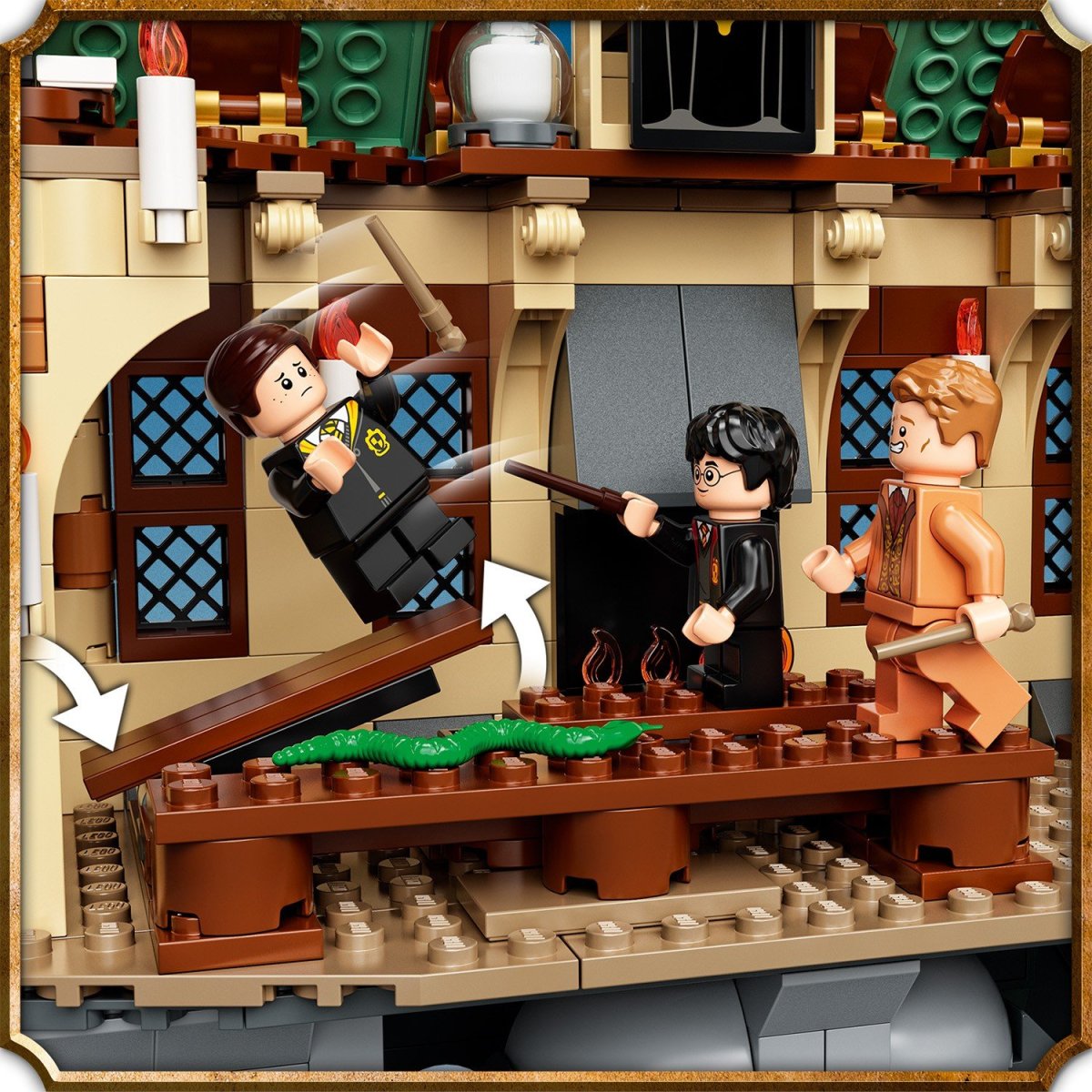 Lego Конструктор Harry Potter Хогвартс: Тайная комната / цвет коричневый,  серый