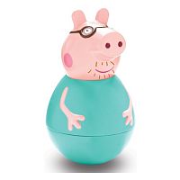 Peppa pig фигурка неваляшка папа пеппы