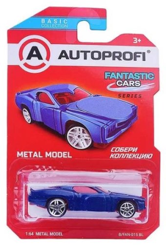 Autoprofi Машинка коллекционная 1:64 Fantastic Cars / цвет синий