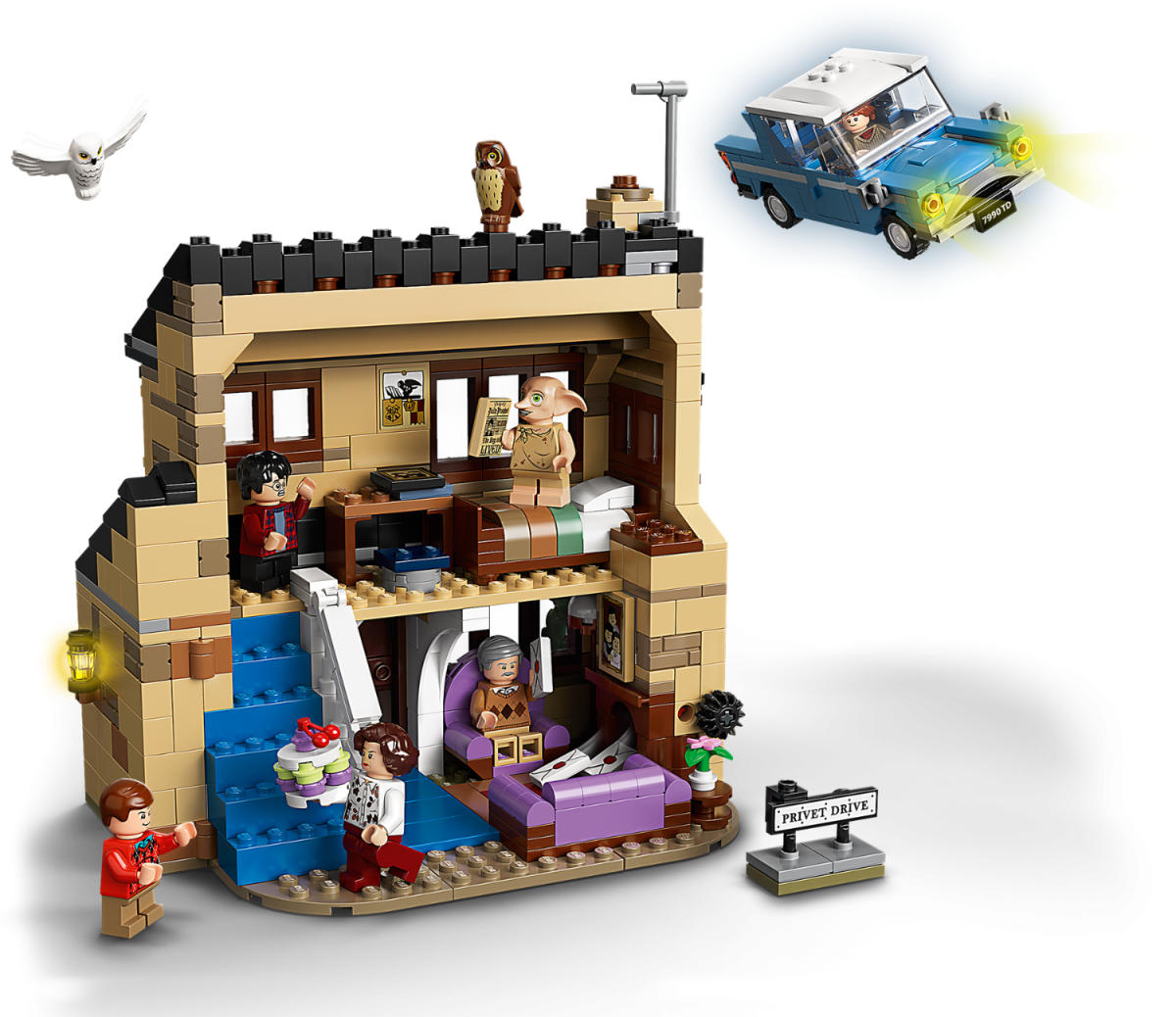 Lego Конструктор Harry Potter Тисовая улица, дом 4 / цвет коричневый купить  в Ставрополе