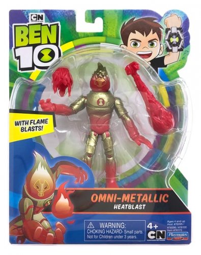 Ben 10 Фигурка Человек-огонь "Металлик" 12.5 см