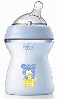 Chicco Бутылочка для кормления Natural Feeling, с 2 месяцев, 250 мл					